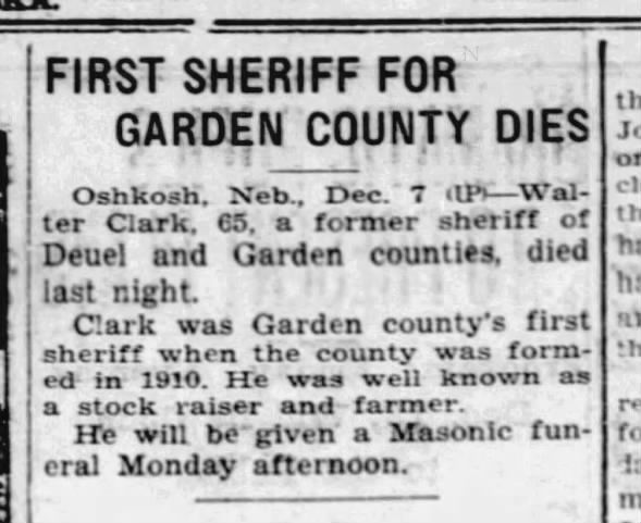 Clipping from The Columbus Telegram